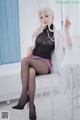 Coser@rioko凉凉子 Vol.055: 透视装的校医大姐姐 (48 photos)