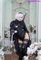 Coser @ 白 烨 Vol.009: 2b 黑白 (131 photos)